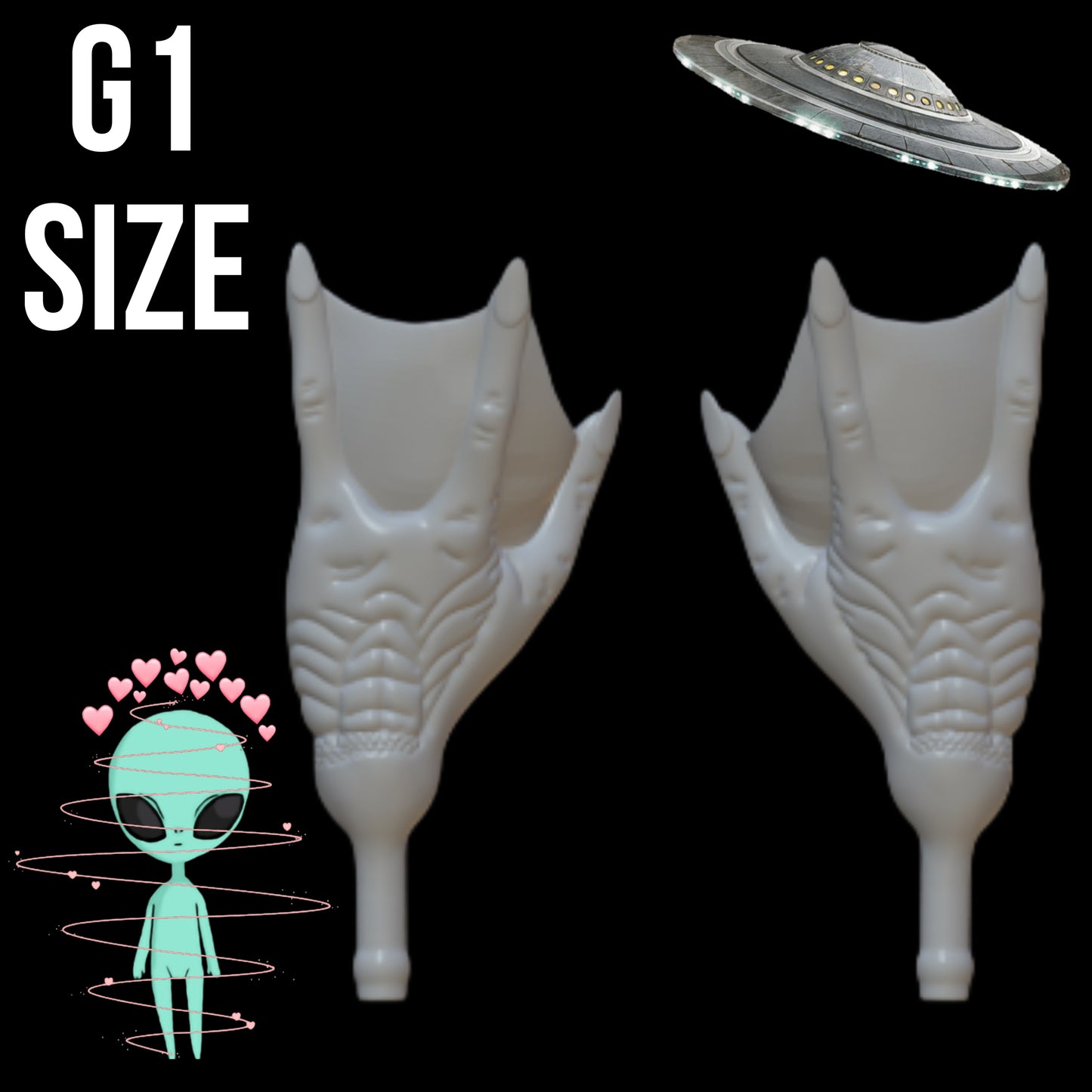 3 Finger Webbed Hands Set