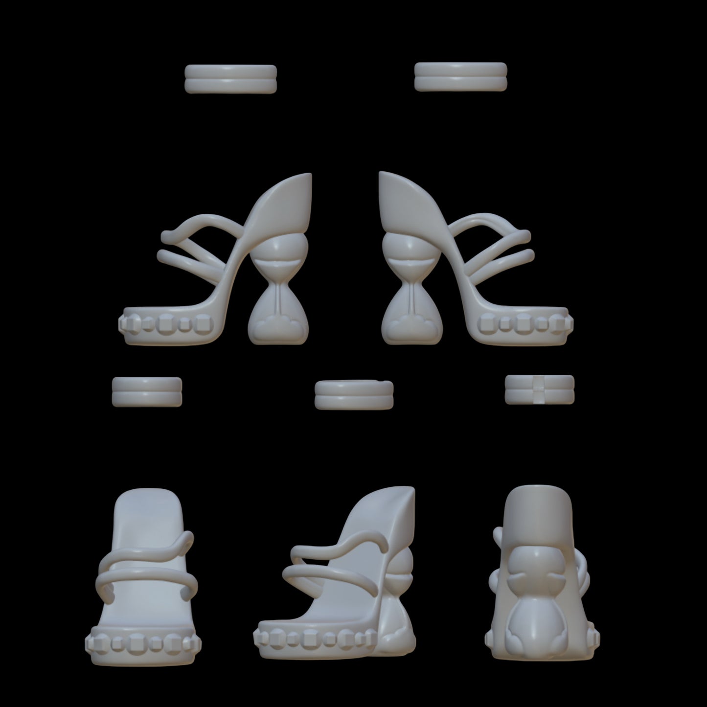 Mummy Hourglass Shoes