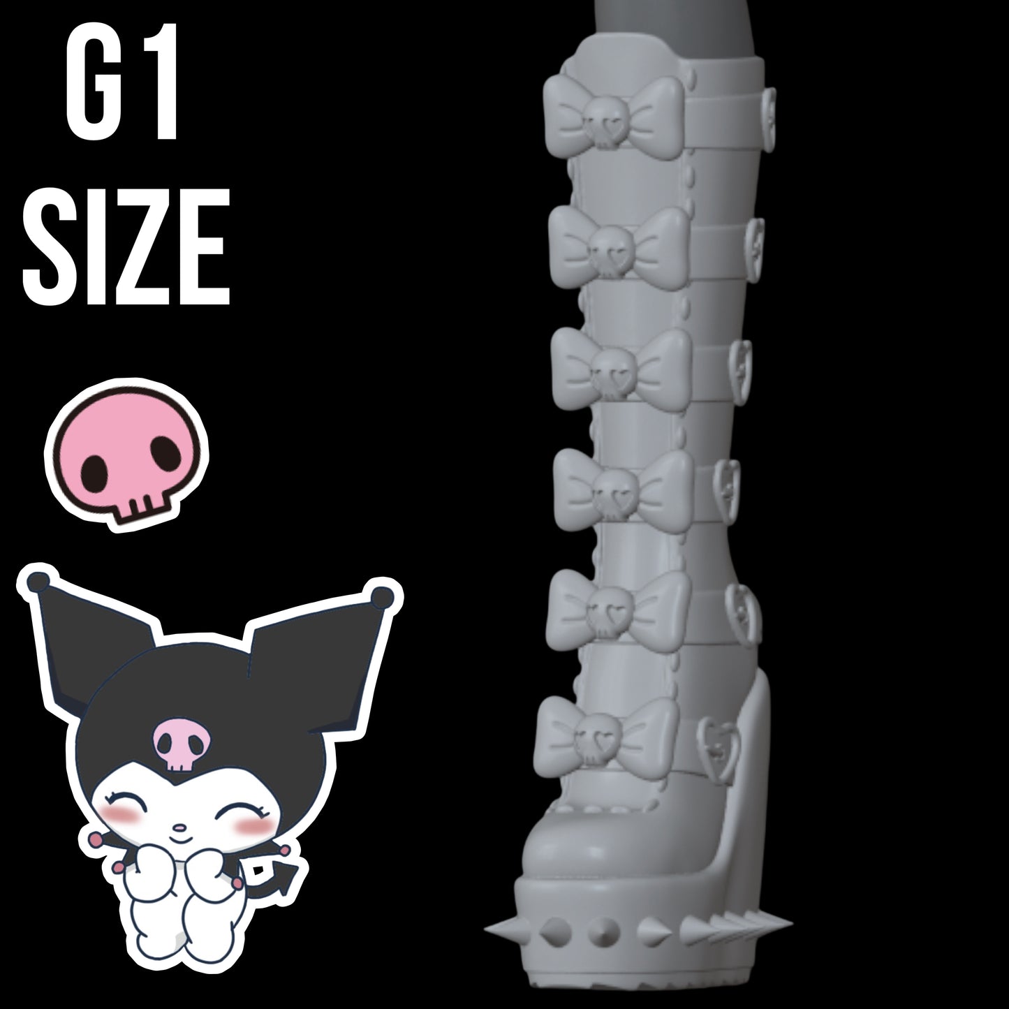 Kuromi Demonia Boots