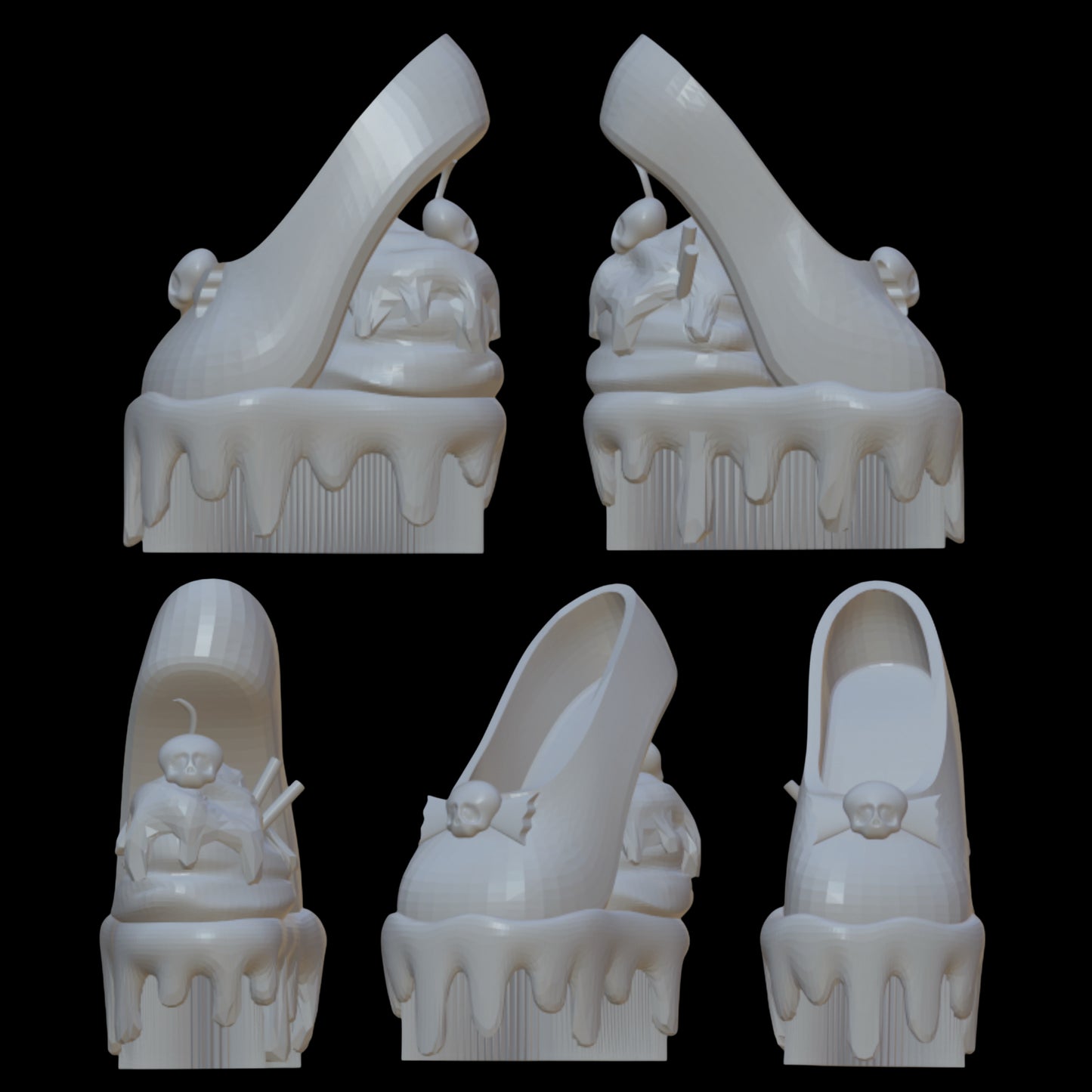 Sweet Screams Inspired Rochelle Goyle Cupcake Shoes