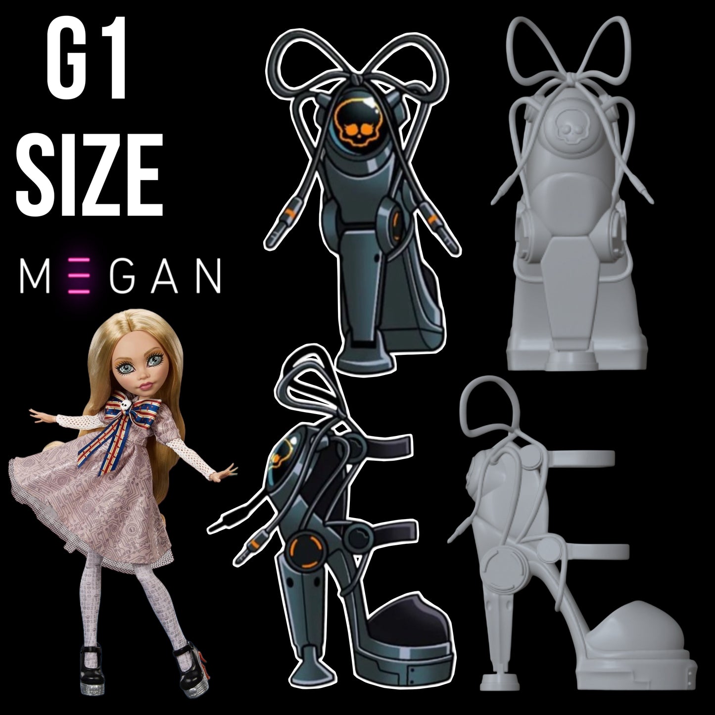 Skullector Megan Inspired Shoes