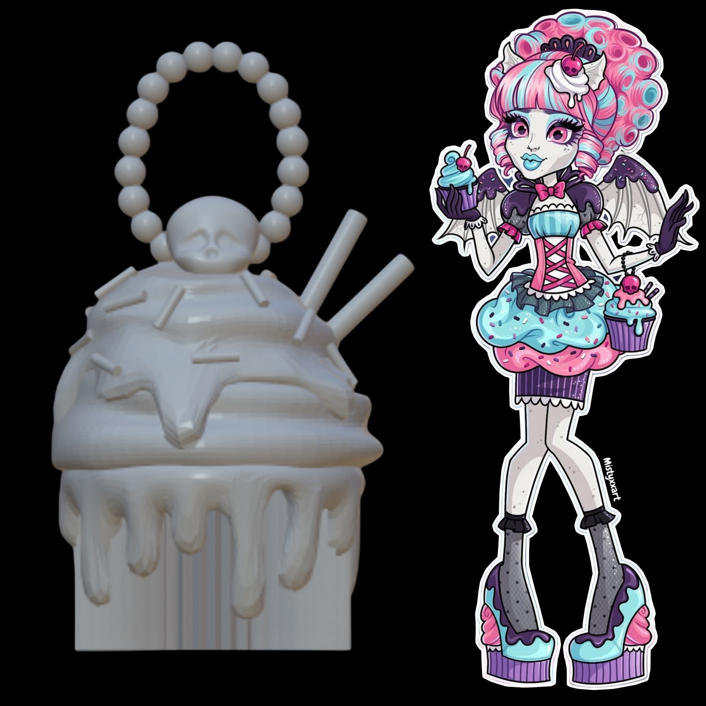 Sweet Screams Inspired Rochelle Goyle Cupcake Purse