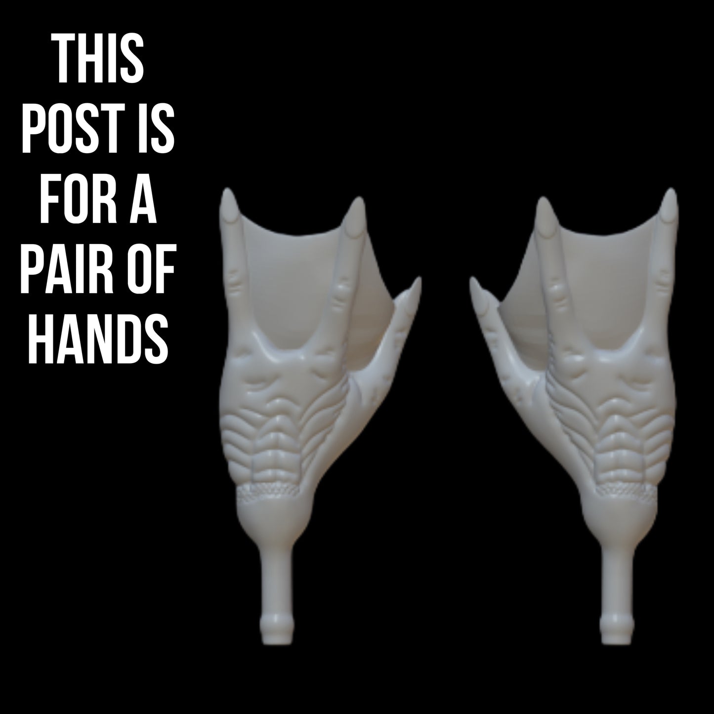 3 Finger Webbed Hands Set