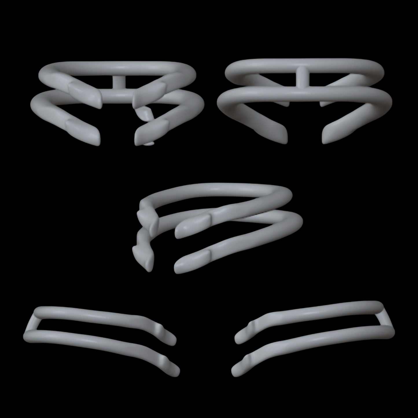 Madison Fear Neck Fins Necklace