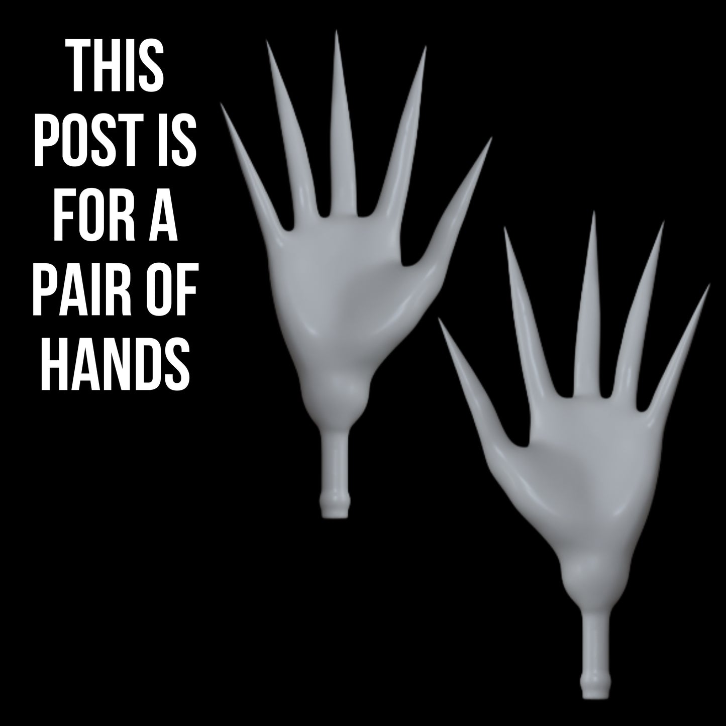 Pointed Hand Set