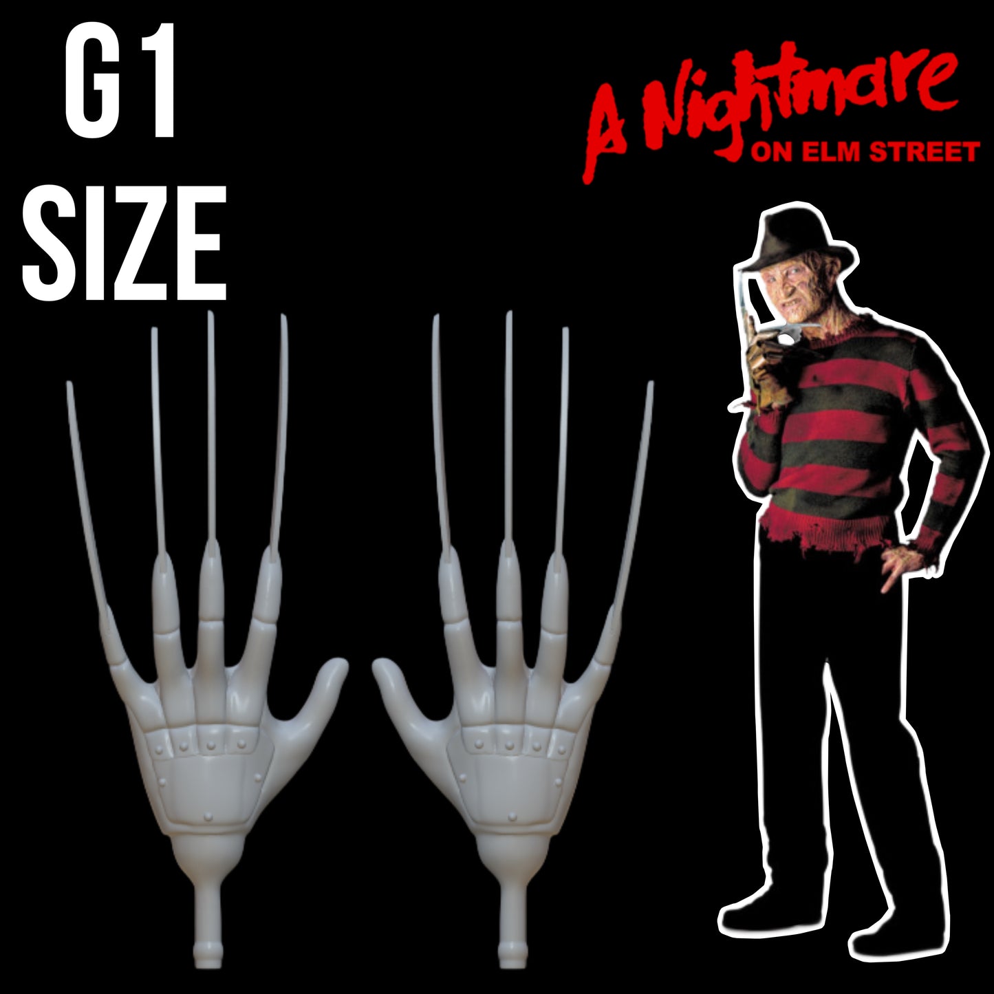 Skullector Inspired Freddy Krueger Hand Set