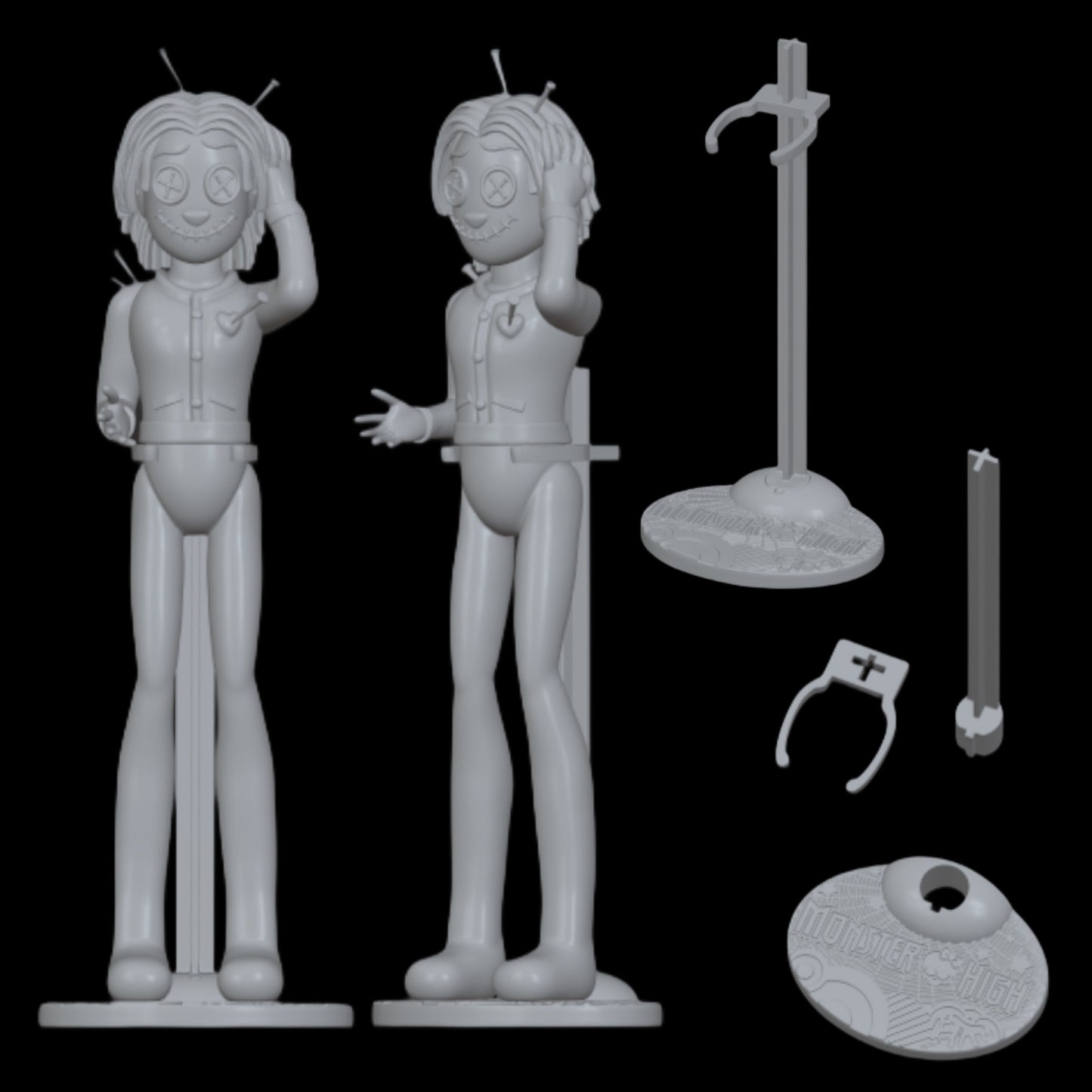 Website Exclusive - Hoodude Voodoo Doll With Stand