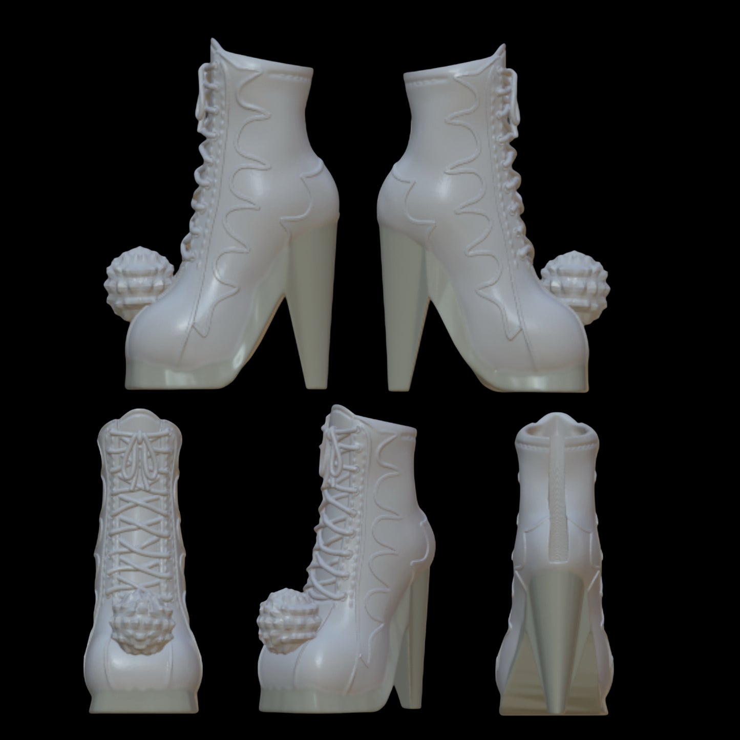 Skullector Pennywise Inspired Clown Shoes