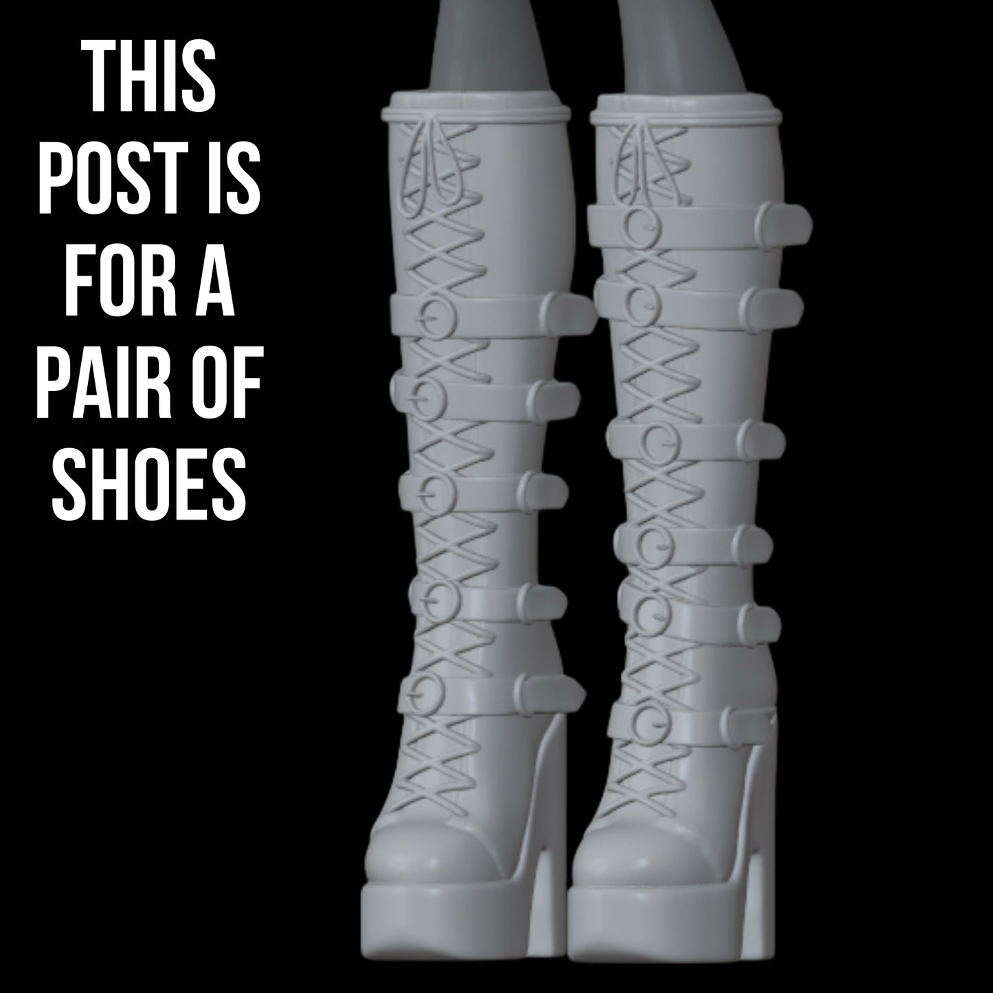 Skullector Inspired Edward Scissorhands Boots