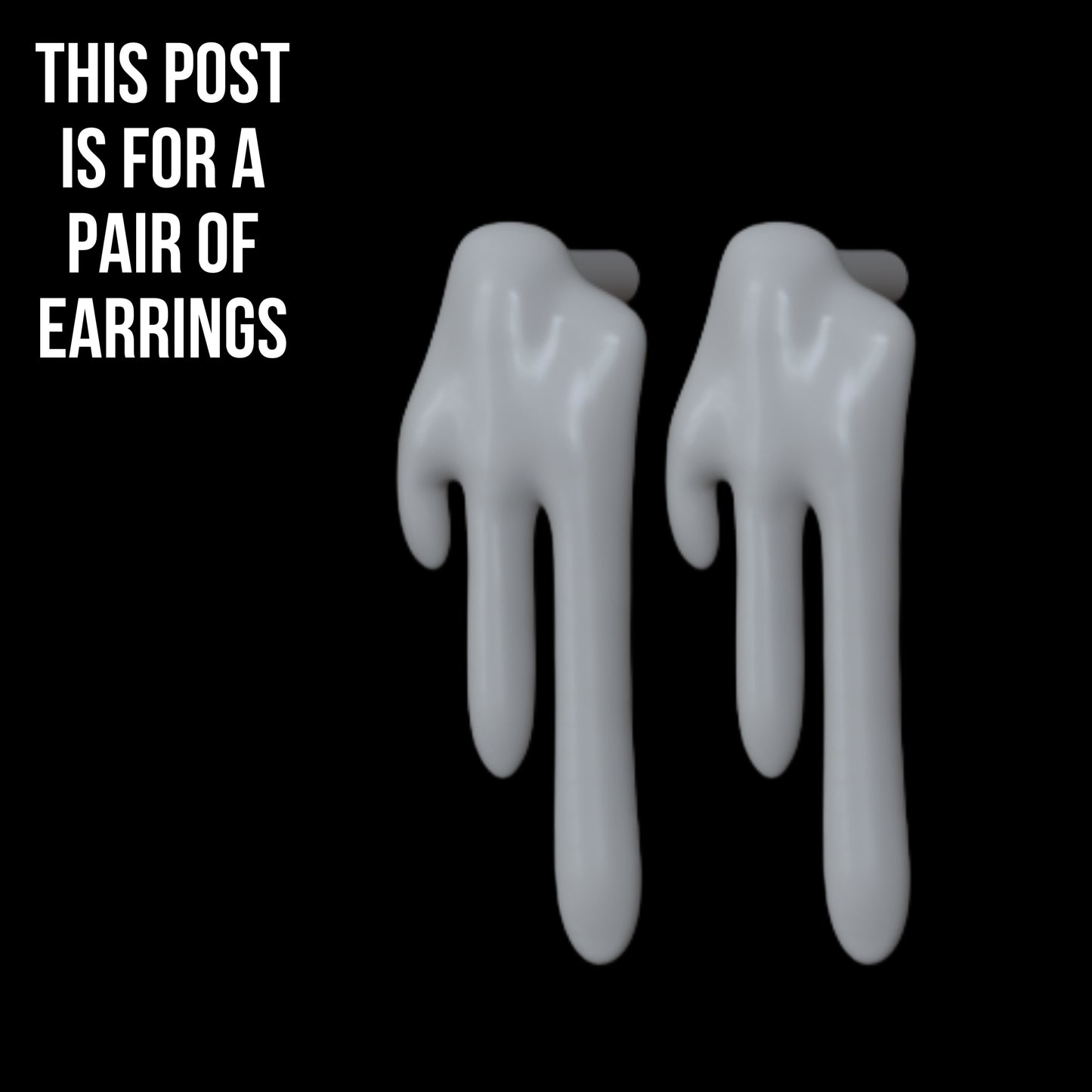 Skullector Inspired Carrie White Earrings Style #2