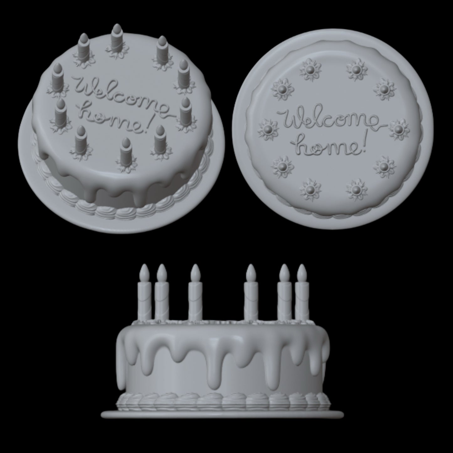 Skullector Inspired Coraline Cake Accessory
