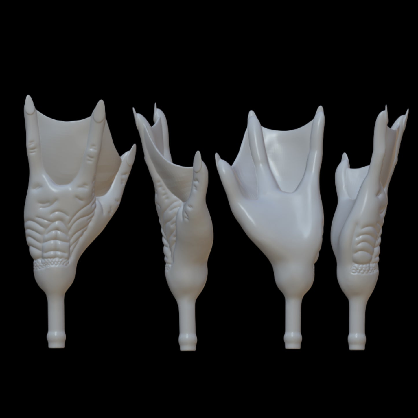 3 Finger Webbed Hands Set