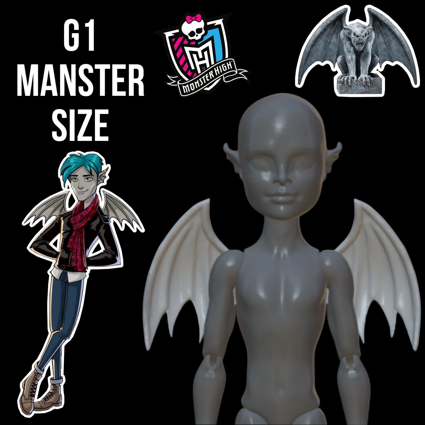 Pointed Goyle Wings