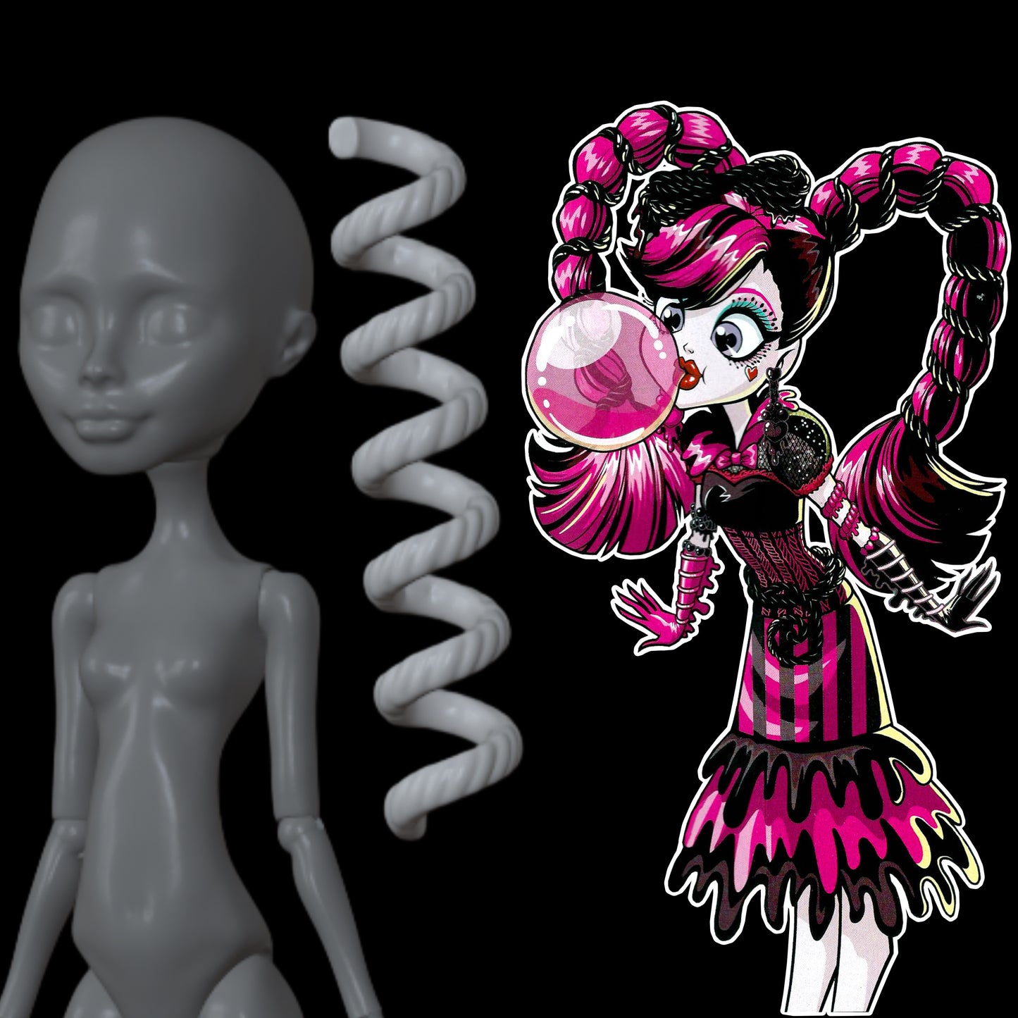 Sweet Screams Dracualura Hair Twists