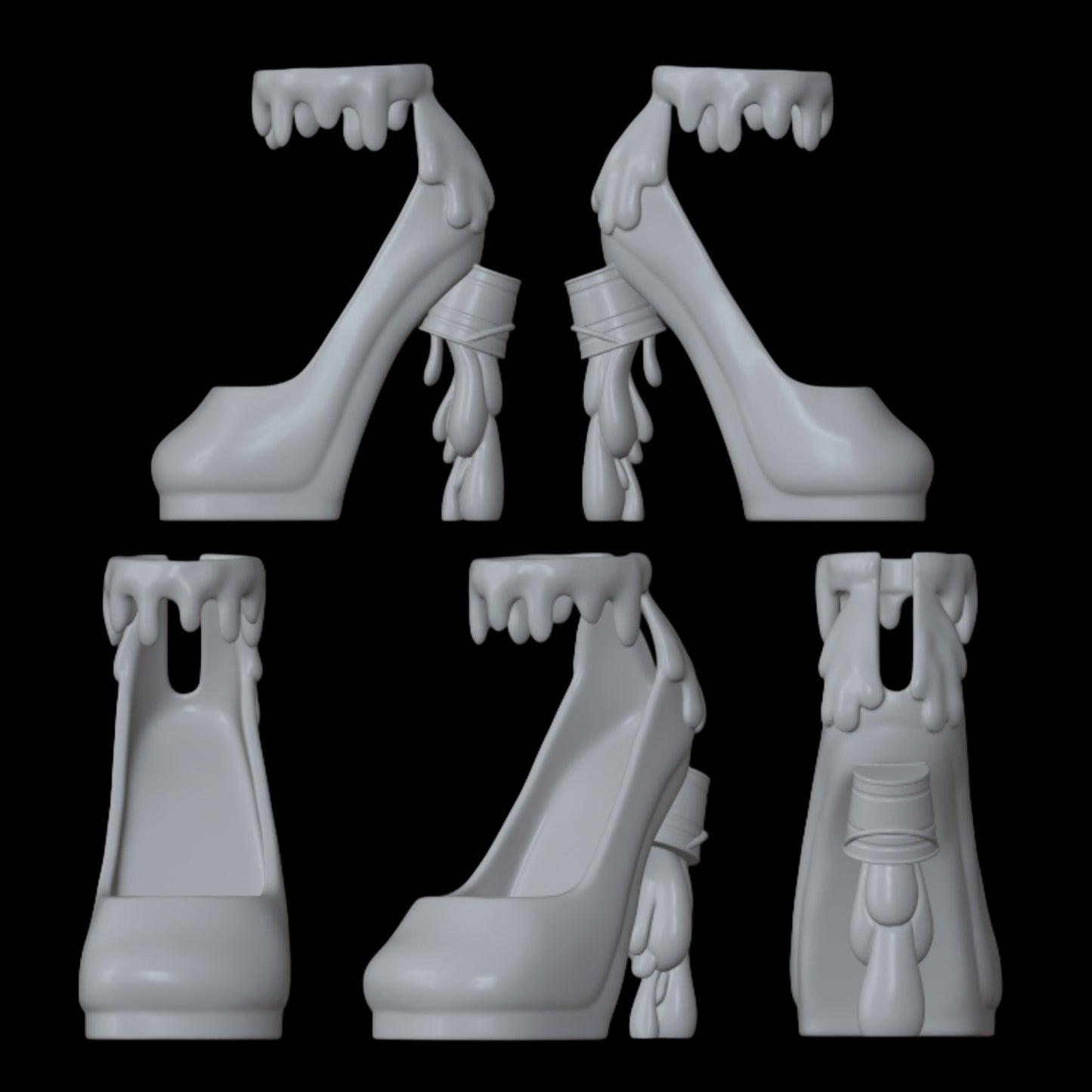 Skullector Inspired Carrie White Shoes
