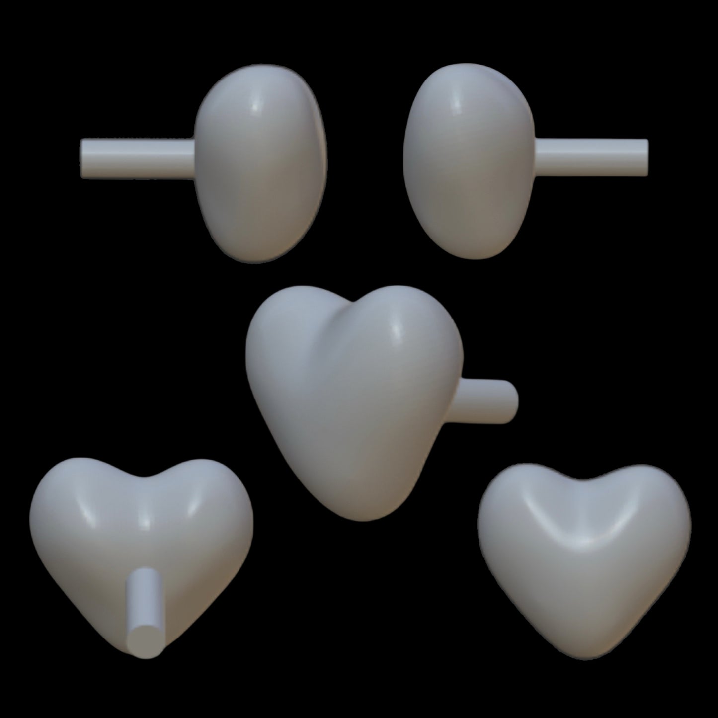 Heart Shaped Gum Replacement