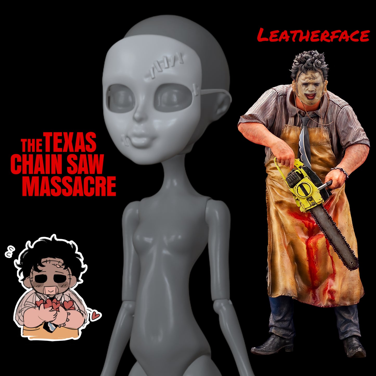 Skullector Inspired Leatherface Mask