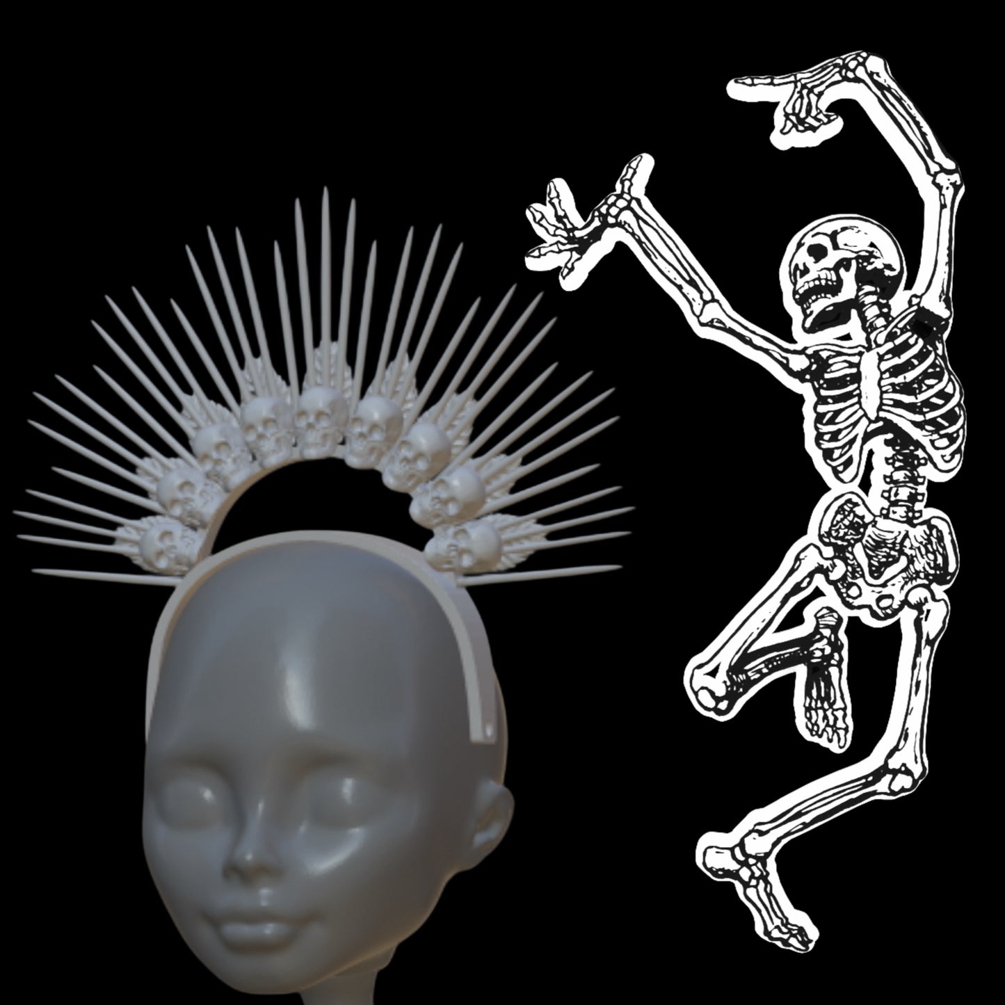 Skull Headband