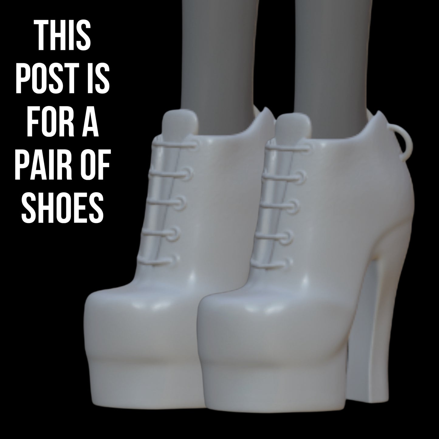 Goth Inspired Chain Shoes