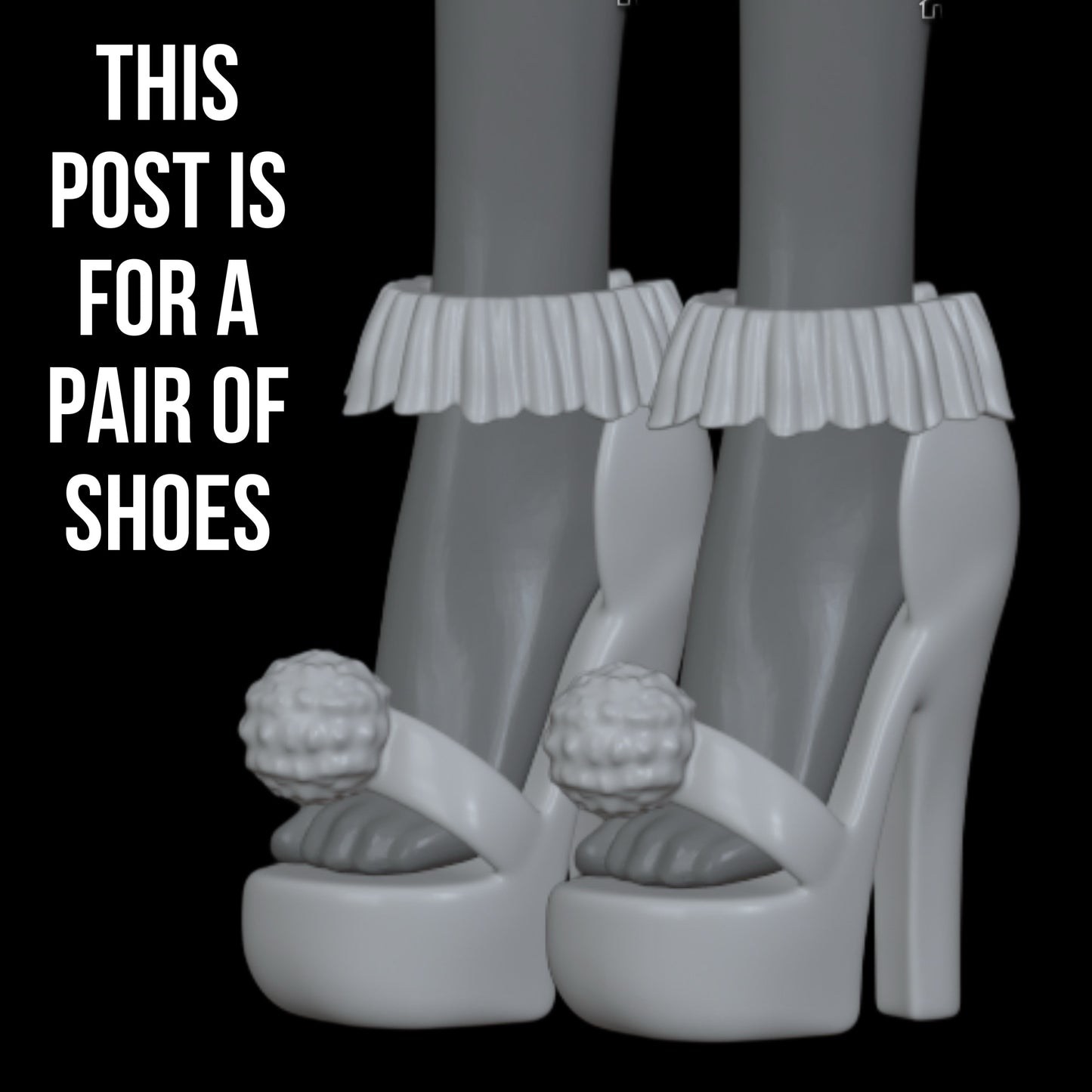 Skullector Pennywise Inspired Heels