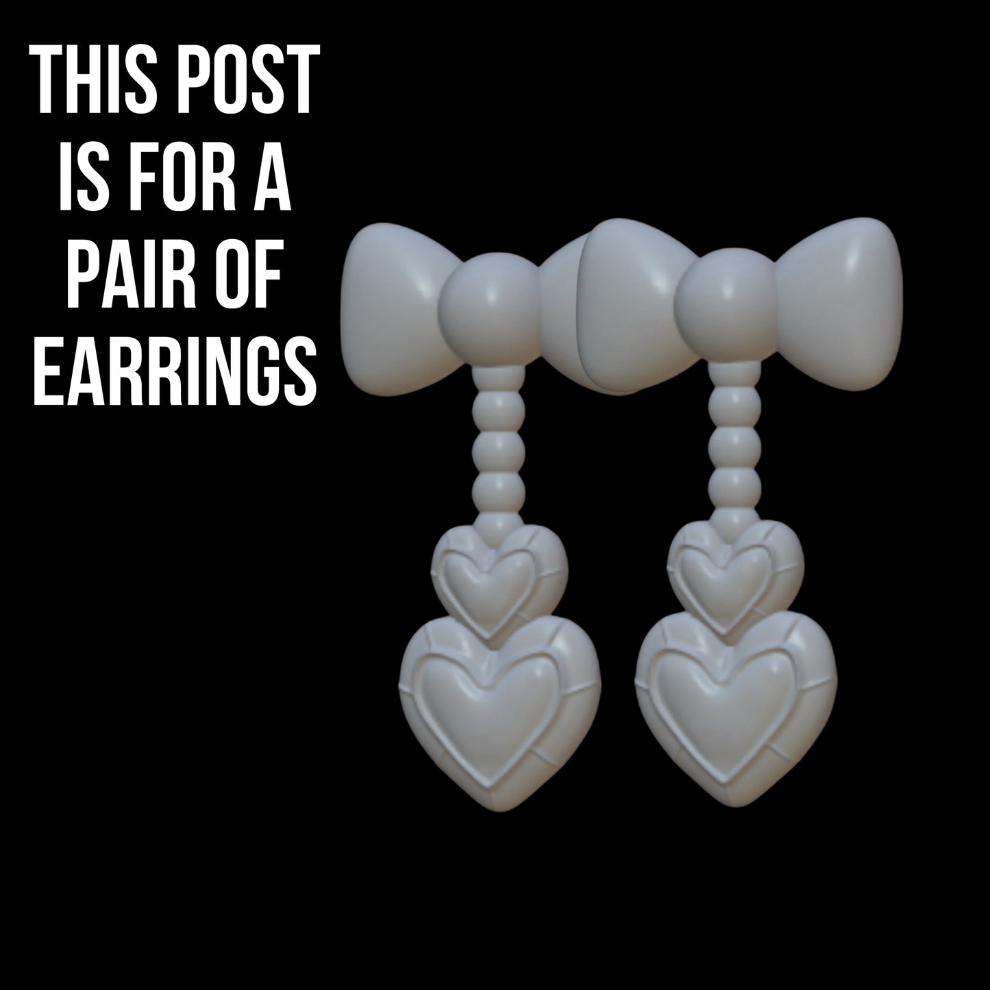 Heart Jewel Earrings