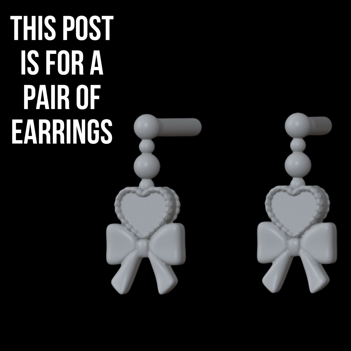 Luna Bones Scary Sweet Birthday Earrings