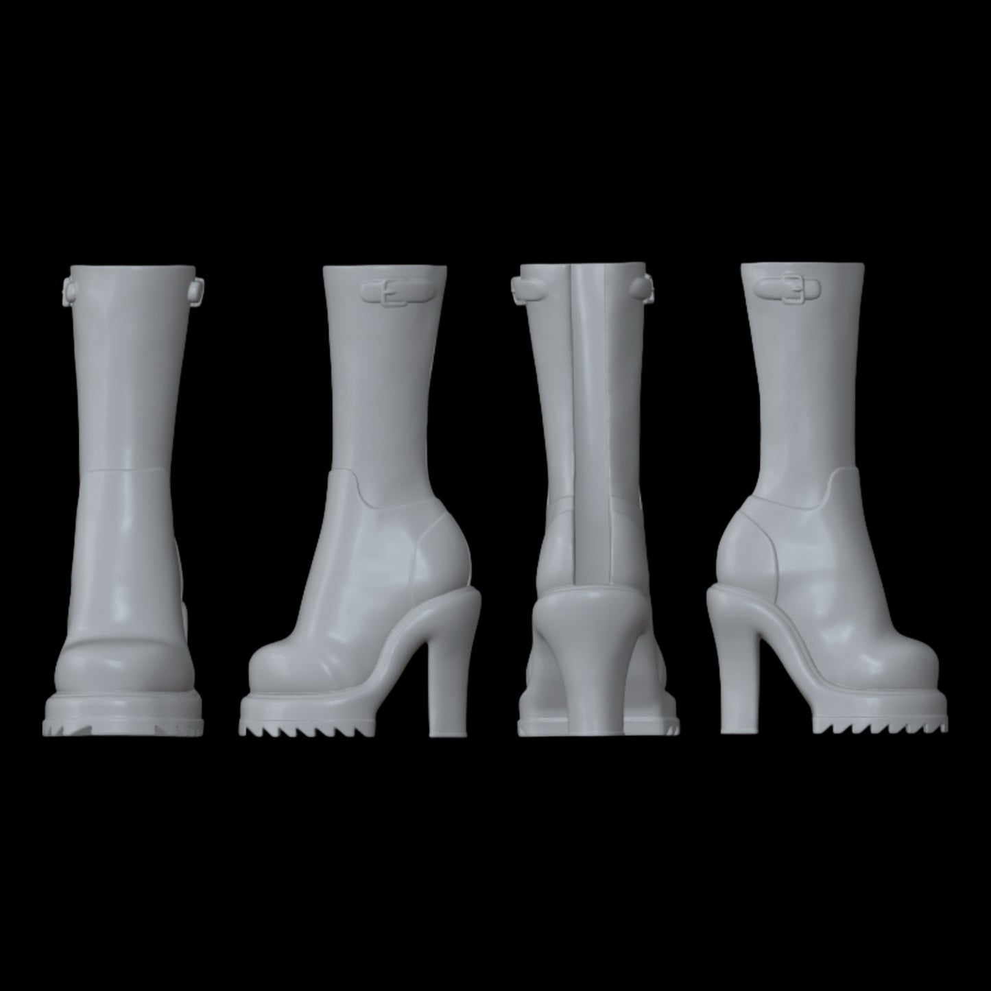 Skullector Inspired Coraline Rainboots