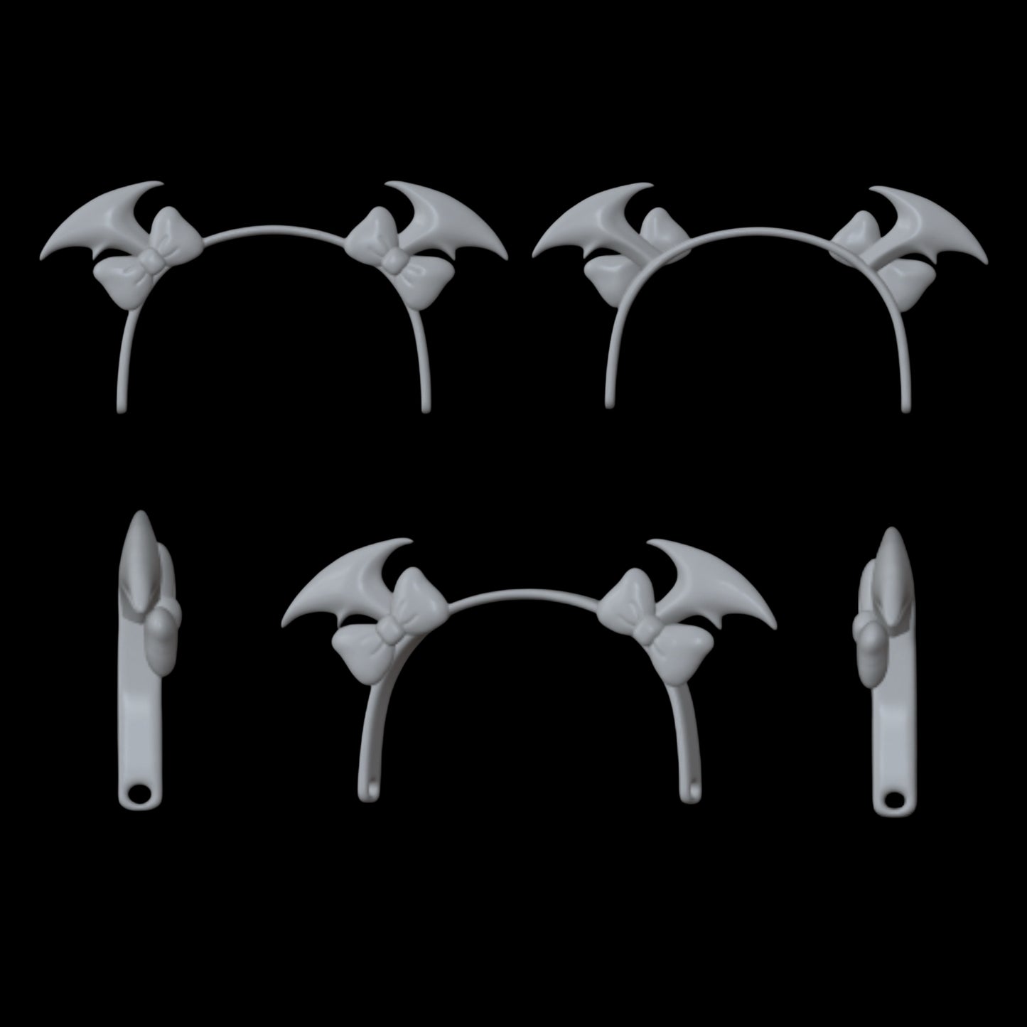 Bat Bow Headband