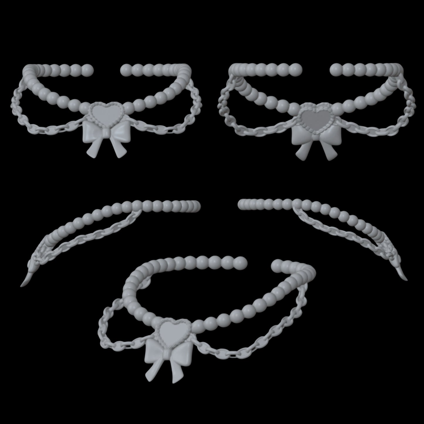 Luna Bones Scary Sweet Birthday Necklace