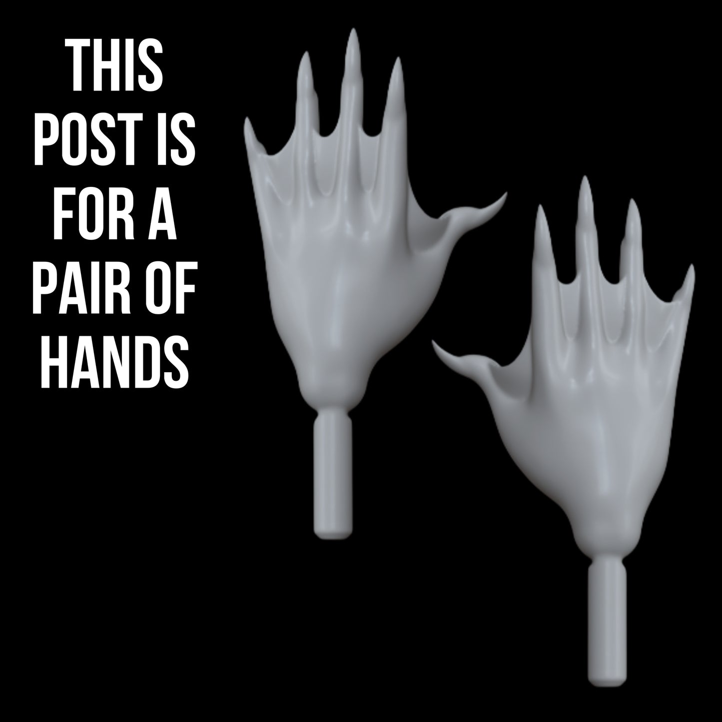 Webbed Hand Set