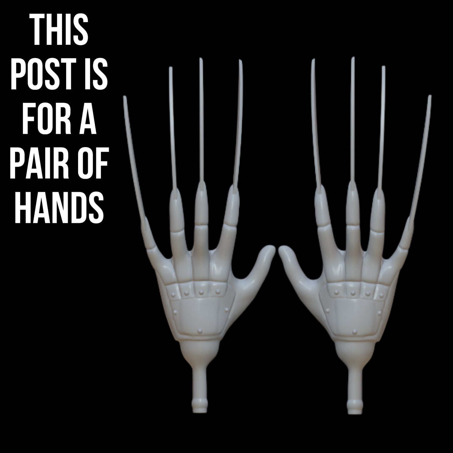Skullector Inspired Freddy Krueger Hand Set
