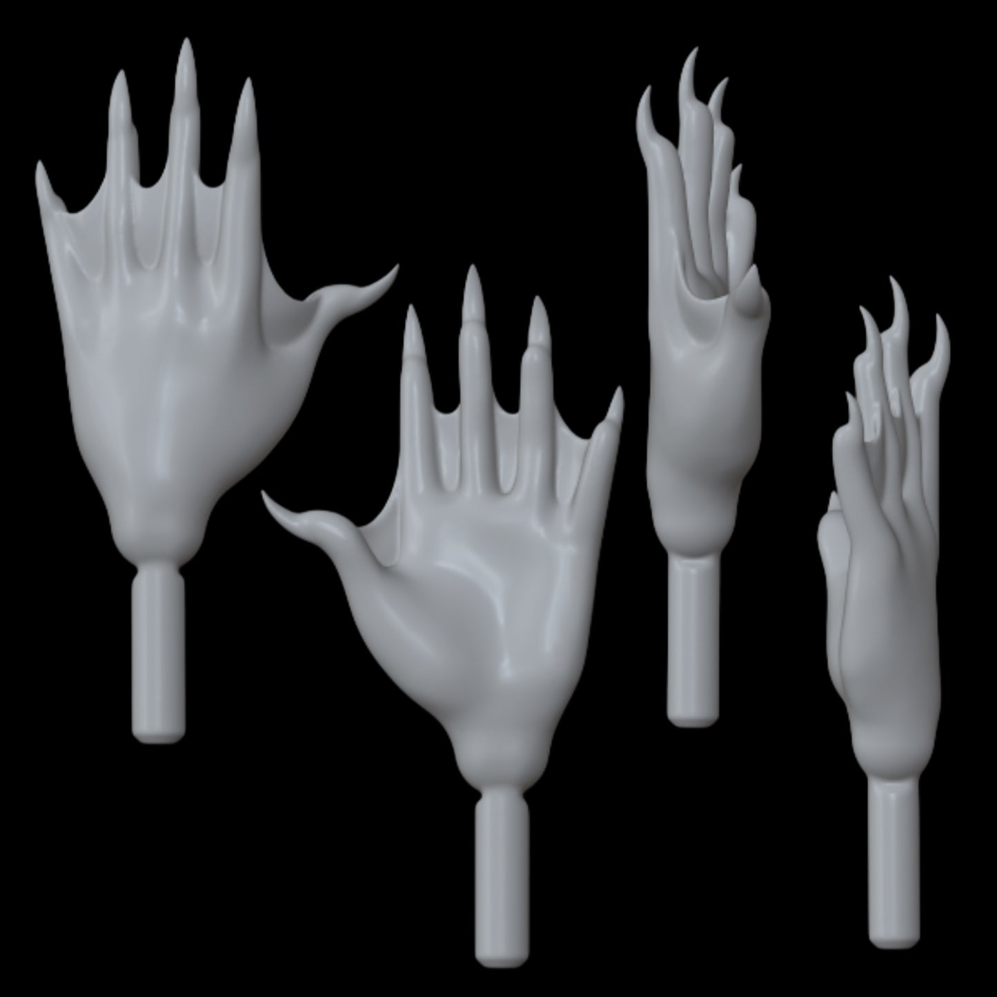 Webbed Hand Set