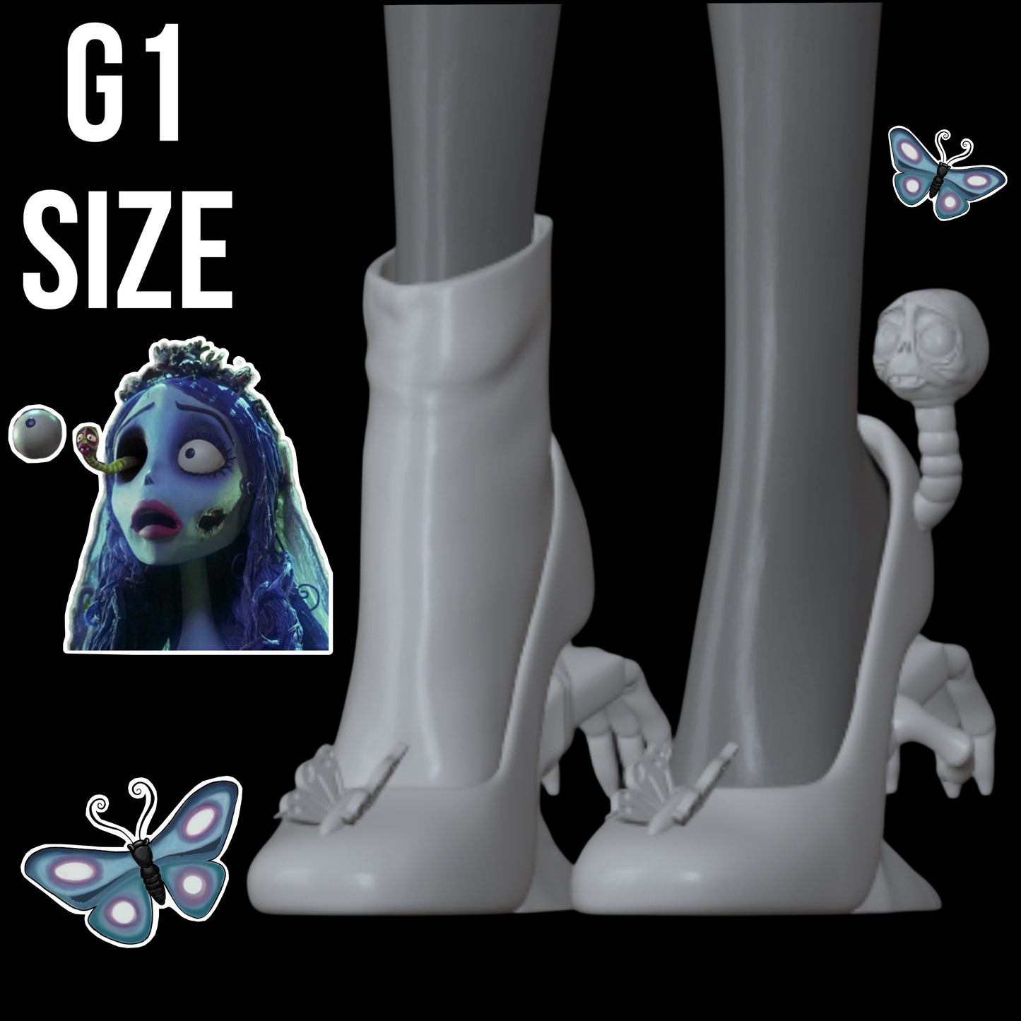 Skullector Corpse Bride Inspired Shoes