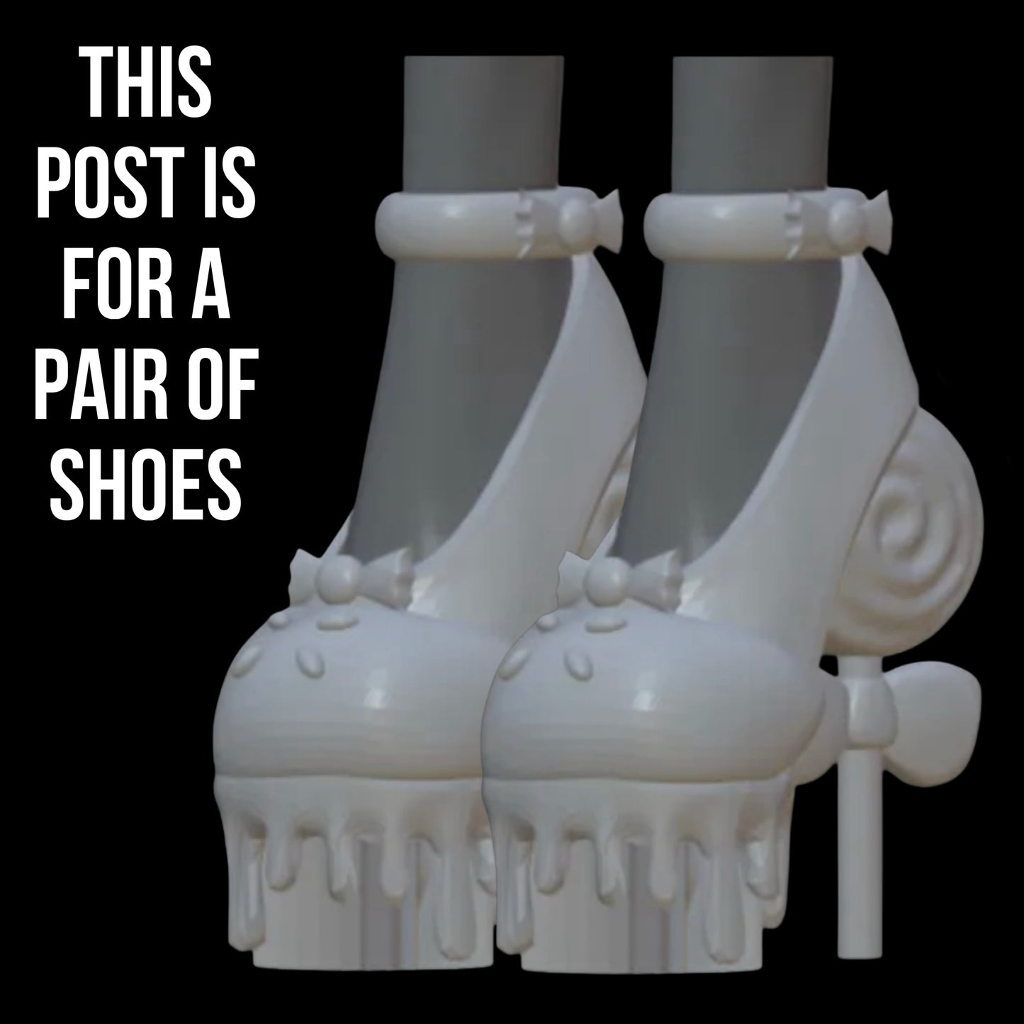 Sweet Screams Inspired Lollipop Shoes