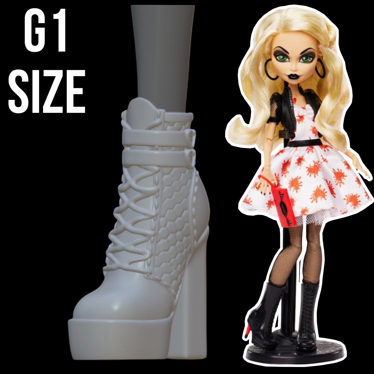 Skullector Tiffany Valentine Inspired Shoes