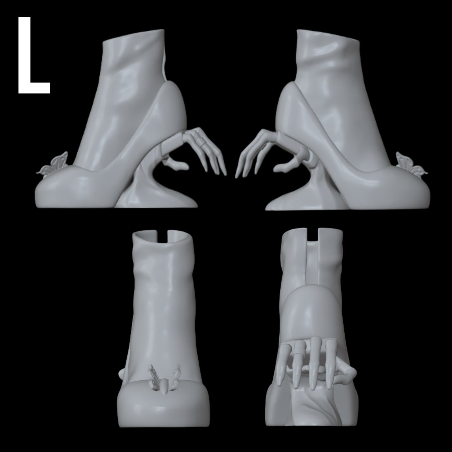 Skullector Corpse Bride Emily Inspired Shoes