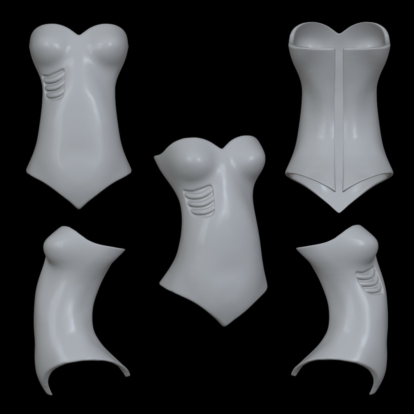 Skullector Corpse Bride Emily DIY Corset Base