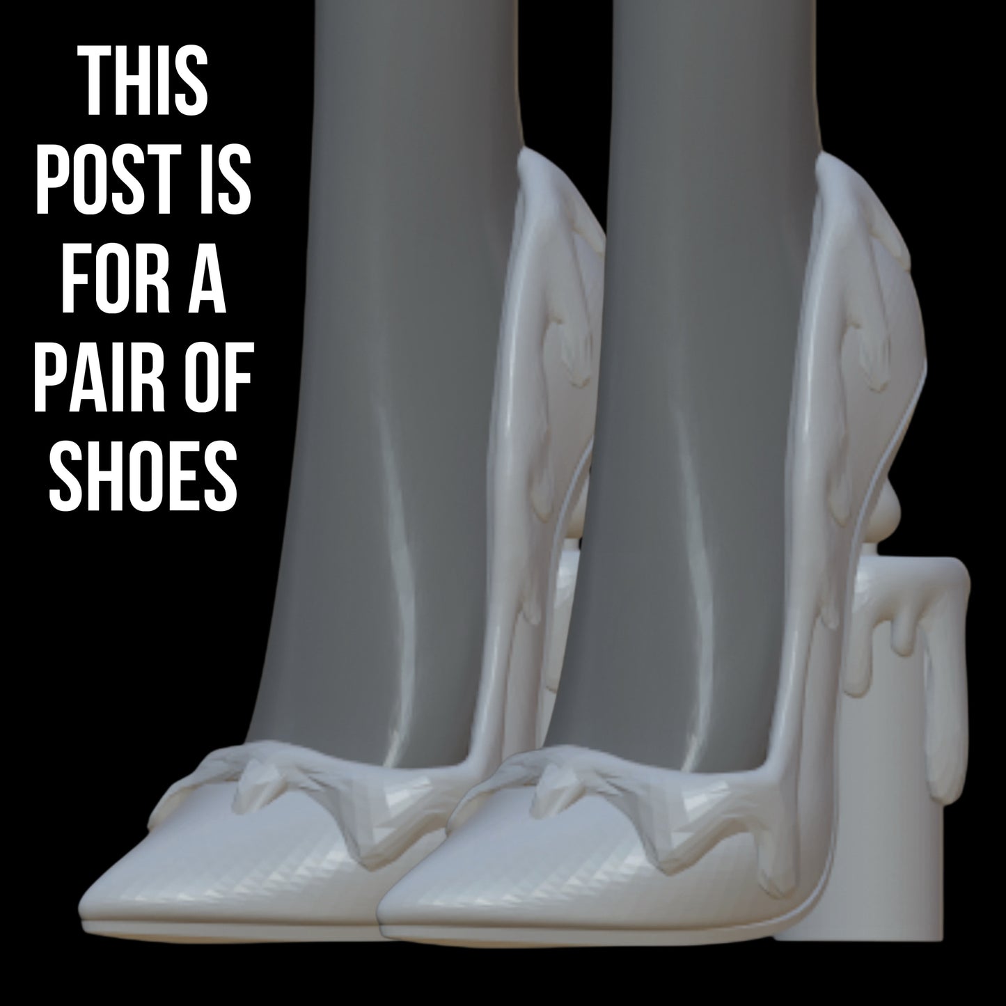 Melted Candle Shoes