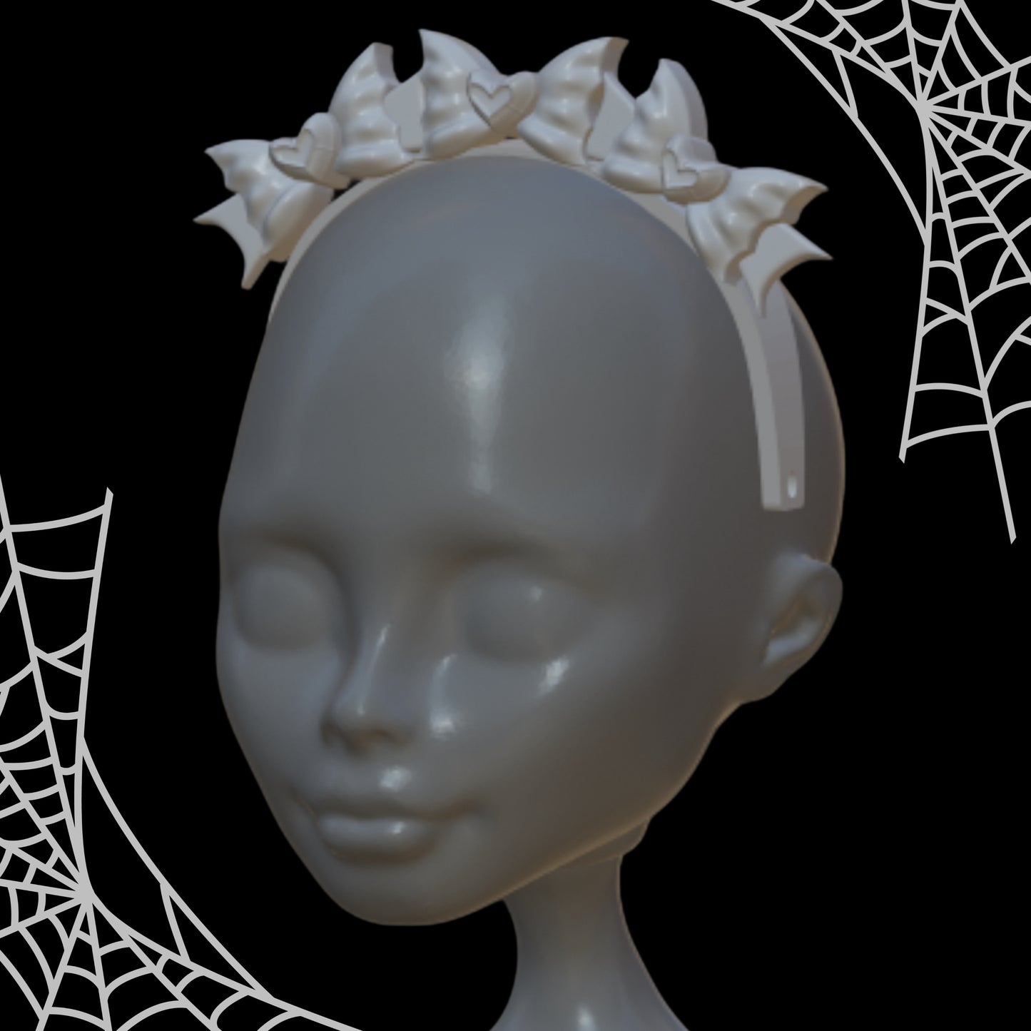 Heart Bow Headband
