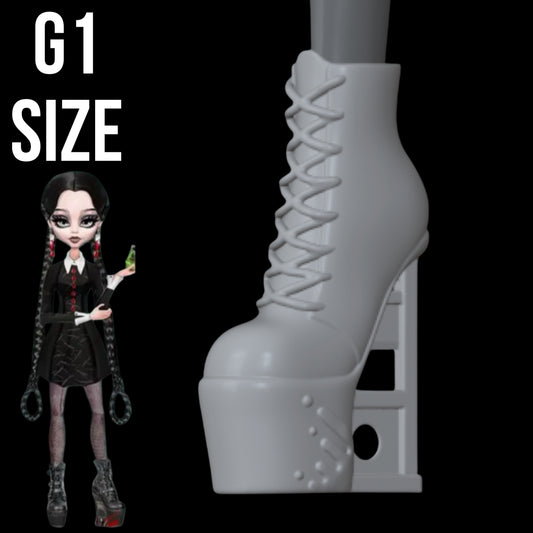 Skullector Wednesday Addams Inspired Guillotine Shoes