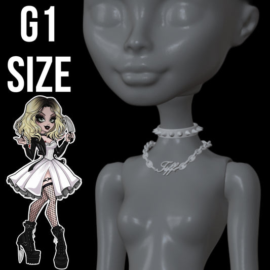Skullector Tiffany Valentine Inspired Necklace & Choker Set
