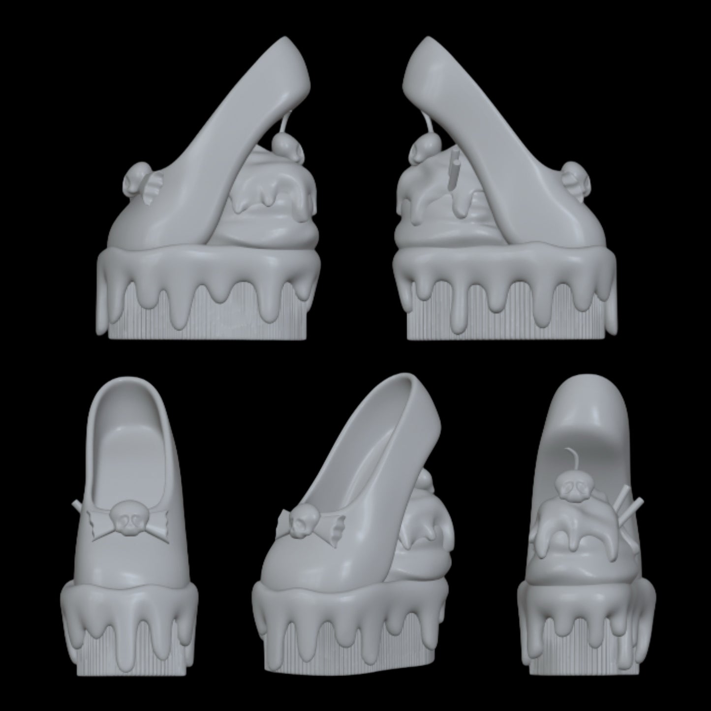 Sweet Screams Inspired Rochelle Goyle Cupcake Shoes - G1 Size