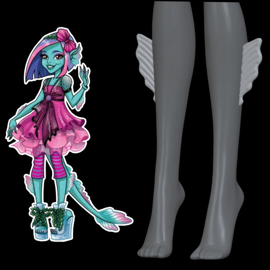 Grimmily Anne Leg Fins Set
