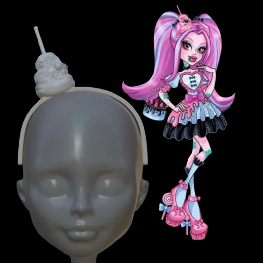 Sweet Screams Inspired Cotton Candy Headband