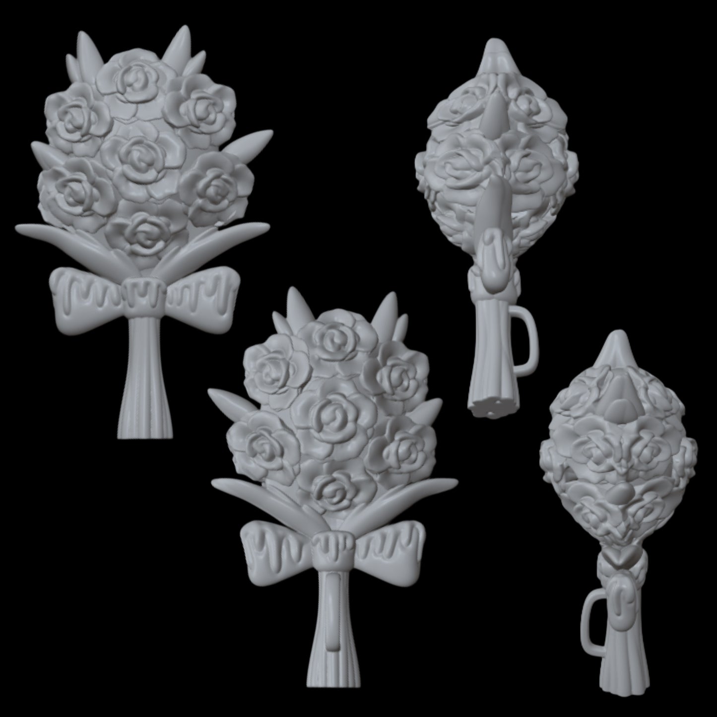 Skullector Inspired Carrie White Flower Bouquet