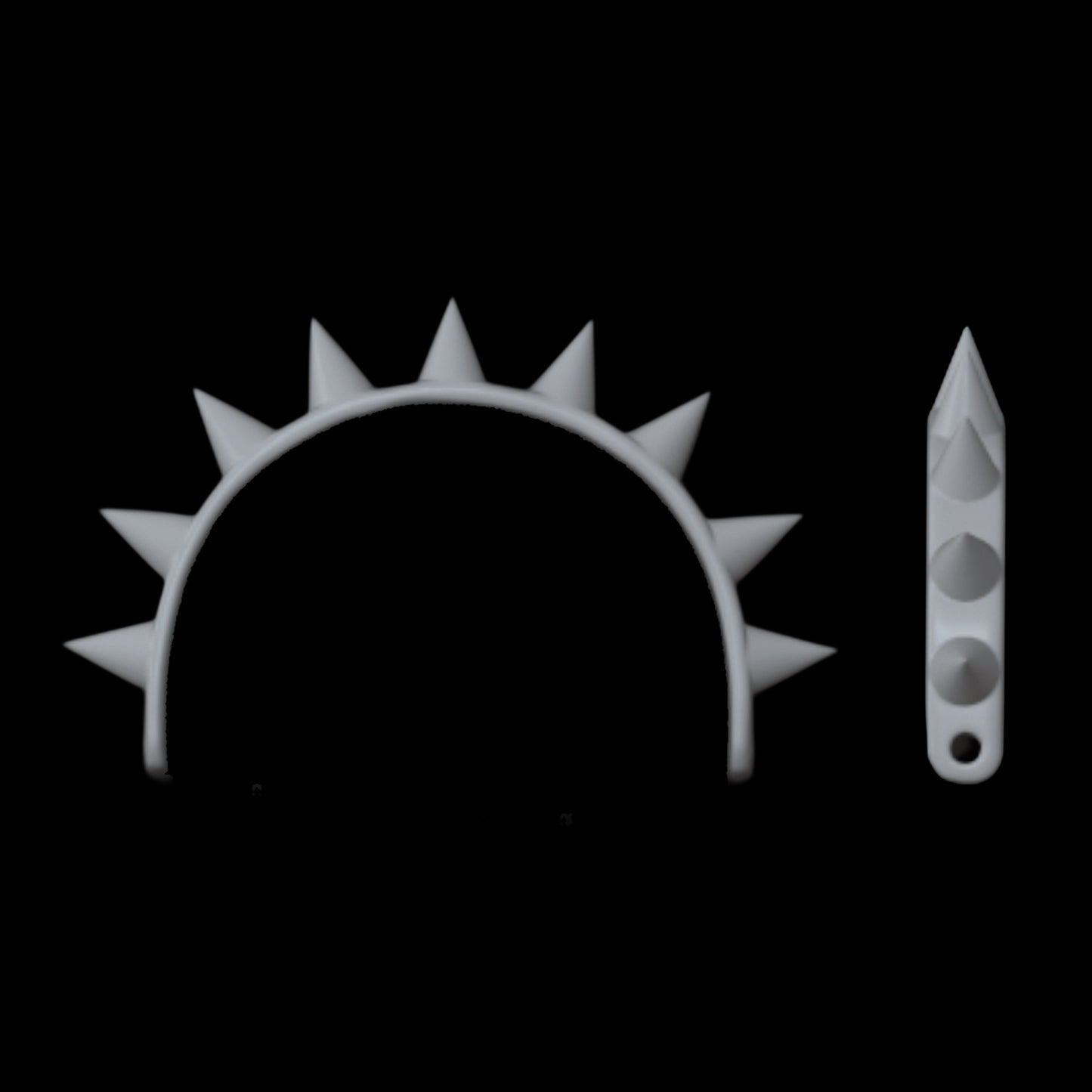 Luna Bones Spiked Headband Style #2