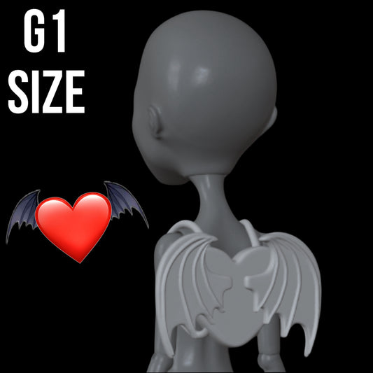 Bat Wing Heart Backpack