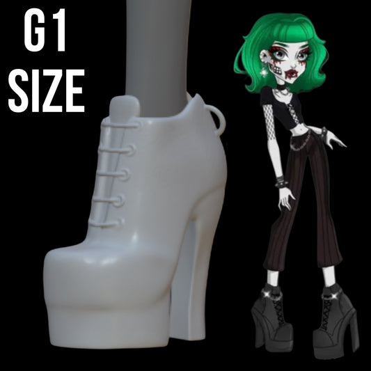 Goth Inspired Chain Shoes