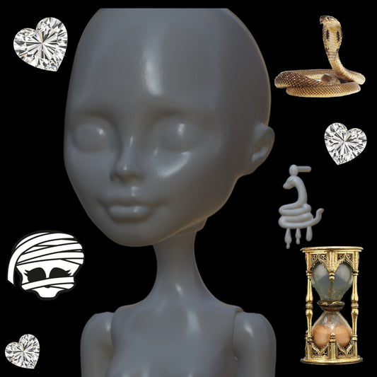 Mummy Snake Earrings