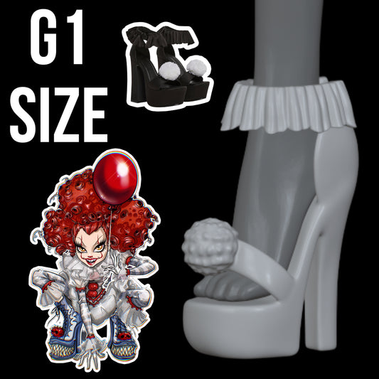 Skullector Pennywise Inspired Heels